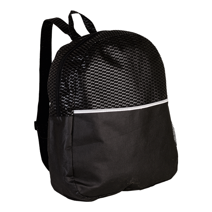 Wave Design Backpack Non-Woven