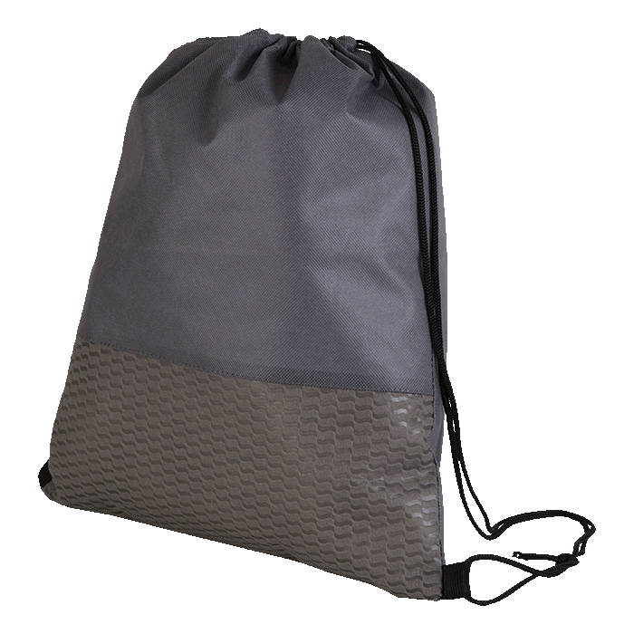 Wave Design Drawstring Bag Non-Woven