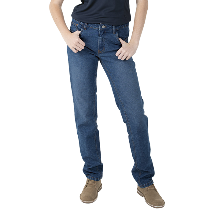 3D Crease Stretch Jeans Ladies