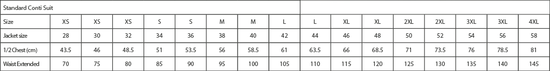 Size guide