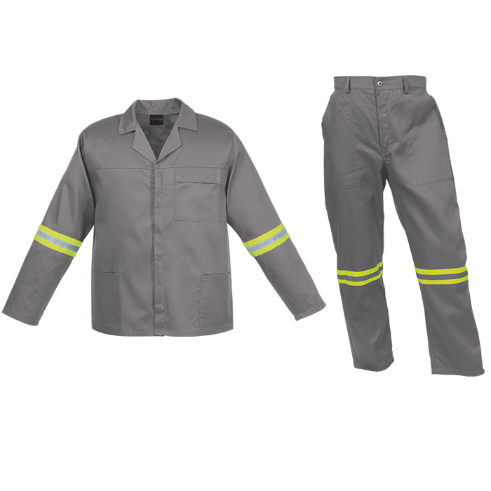 Barron Budget Poly Cotton Conti Suit with Reflective thumbnail