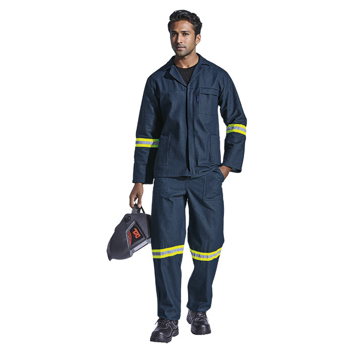 Barron Budget 100% Cotton Conti Suit with Reflective