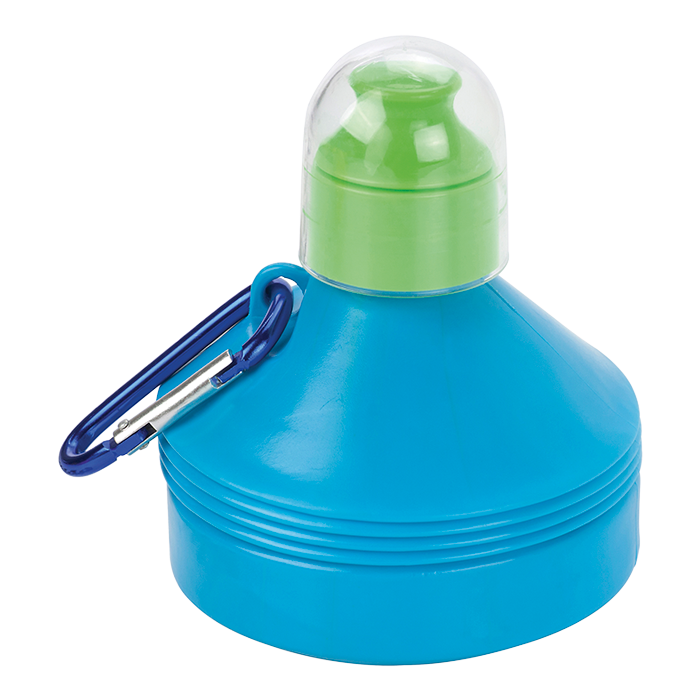 600ml Collapsible Water Bottle with Carabiner Clip alternate view
