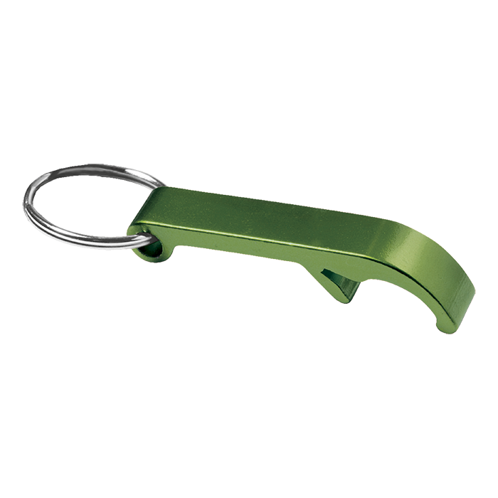 Metal Bottle Opener Keychain — back view