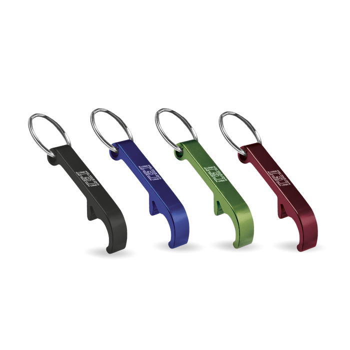 Metal Bottle Opener Keychain