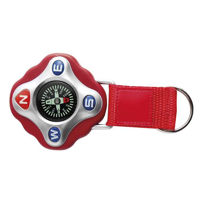 Plastic Compass on Strap alternate view