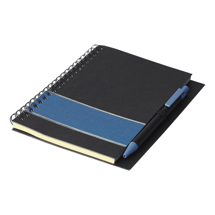 Coloured Stripe Notebook with Pen thumbnail