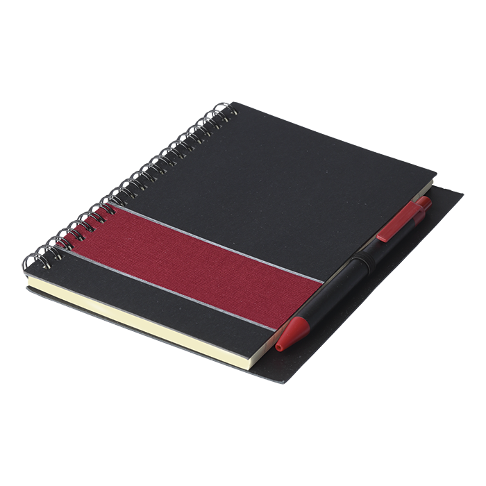 Coloured Stripe Notebook with Pen thumbnail