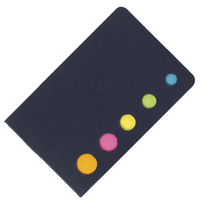 Holder with Sticky Notes