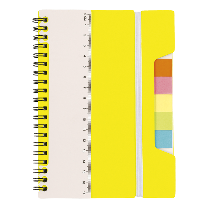 A5 Notebook With Sticky Notes And Ruler thumbnail