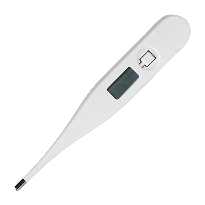 Thermometer in Transparent Box
