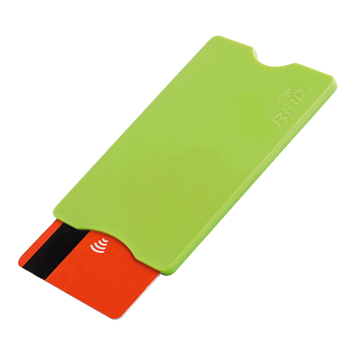 Plastic Card Holder with RFID Protection