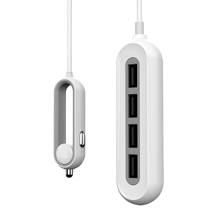 Whizzy 4 Port USB Car Charger alternate view