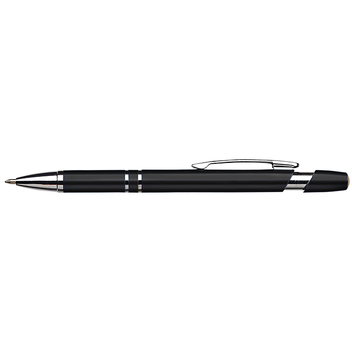 Dual Ring Metallic Ballpoint Pen alternate view
