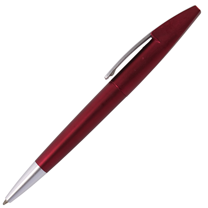 Silver Square Clip Ballpoint Pen alternate view