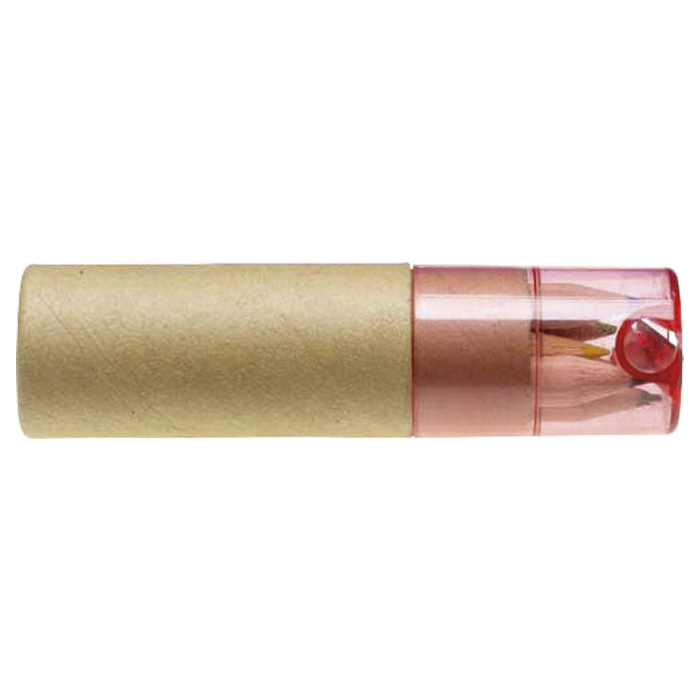 Coloured Pencil Set of 6 with Sharpener alternate view