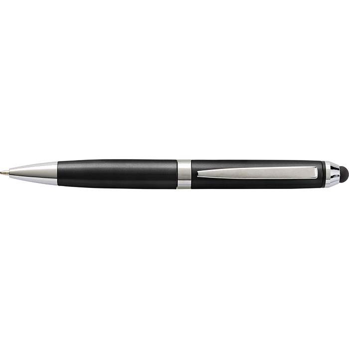 Coloured Barrel Ballpoint Pen with Stylus thumbnail
