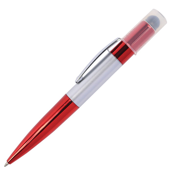 Twist Action Ballpoint Pen with Stylus and LED Lights thumbnail