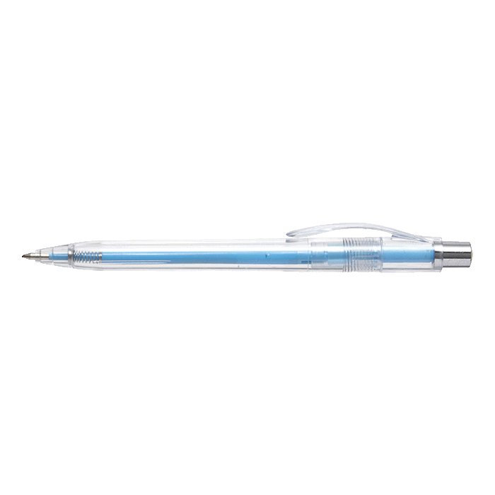 Translucent Ballpoint Pen with Coloured Refill