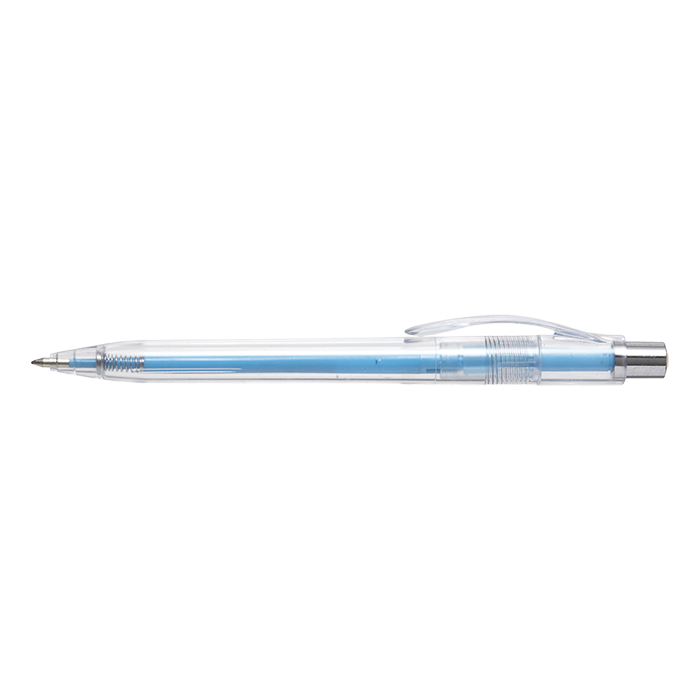 Translucent Ballpoint Pen with Coloured Refill thumbnail