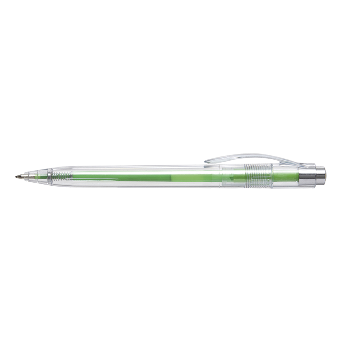 Translucent Ballpoint Pen with Coloured Refill thumbnail