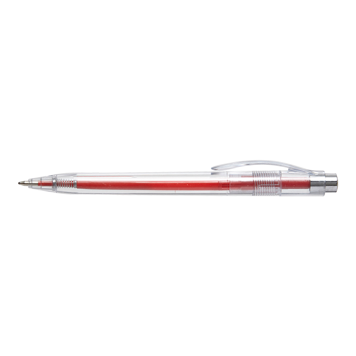 Translucent Ballpoint Pen with Coloured Refill thumbnail