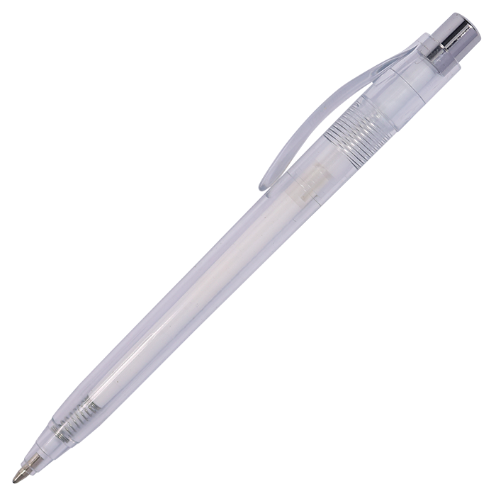 Translucent Ballpoint Pen with Coloured Refill alternate view