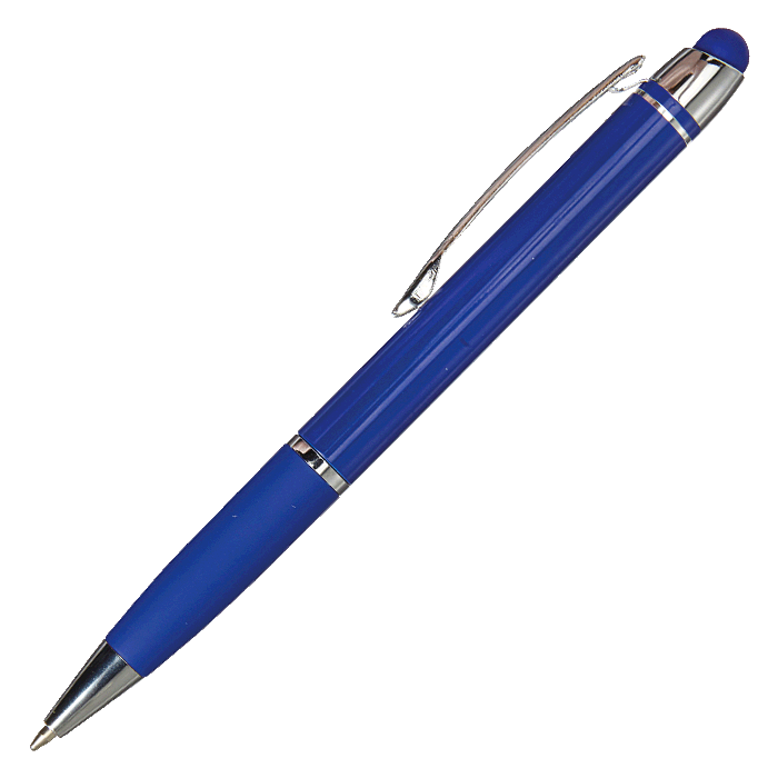 Stylus Ballpoint Pen with Matching Coloured Grip
