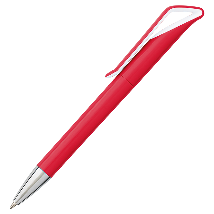 Coloured Barrel Geometric Swan Shaped Ballpoint Pen