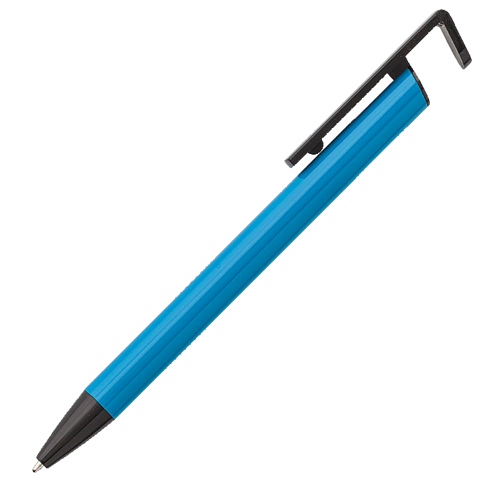 Aluminium Ballpoint Pen With Mobile Phone Stand