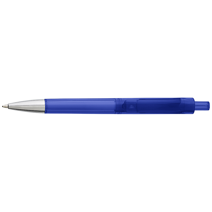 Ballpoint Pen With Transparent Coloured Barrel alternate view