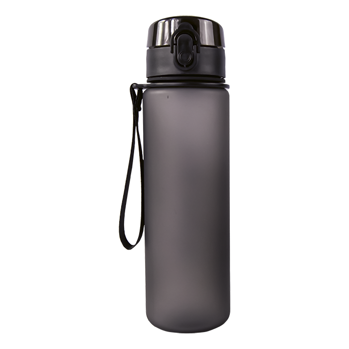 600ml Frosted Cylinder Water Bottle thumbnail