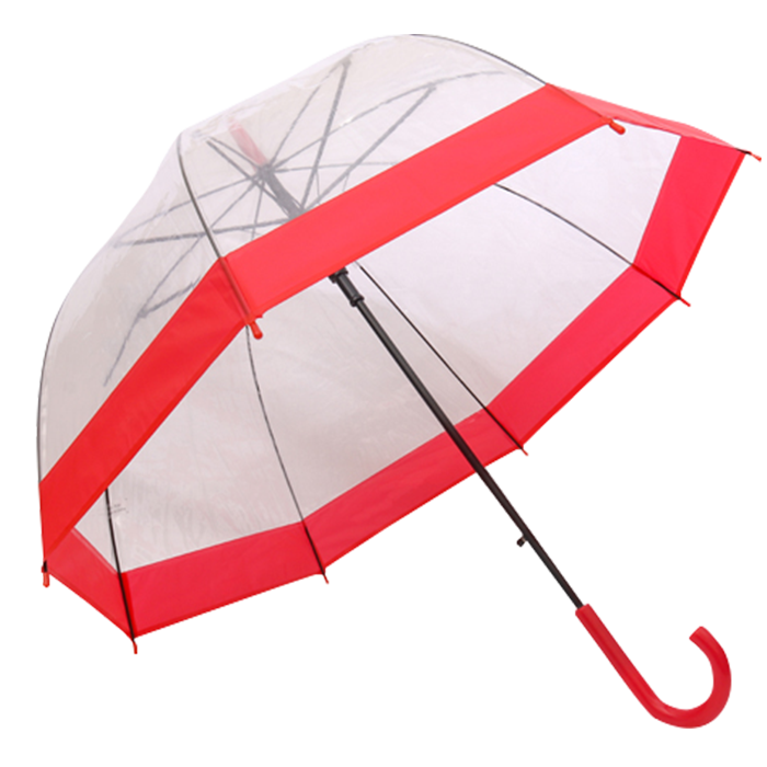 Dome Shaped Clear Umbrella alternate view
