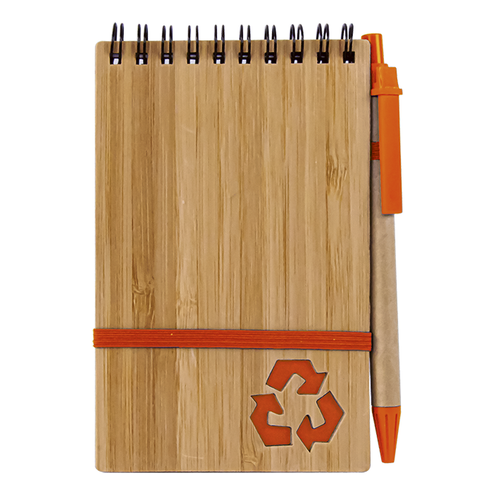 Bamboo Notebook With Pen thumbnail