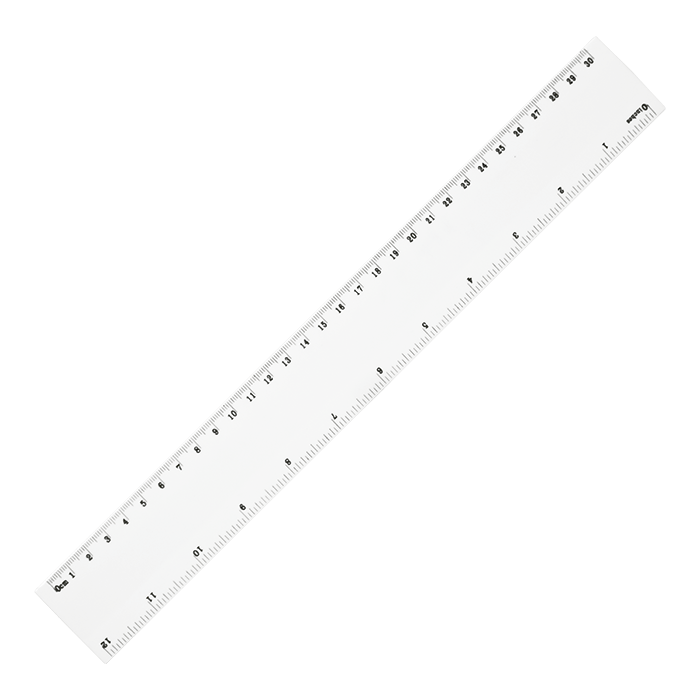 30cm Plastic Ruler thumbnail