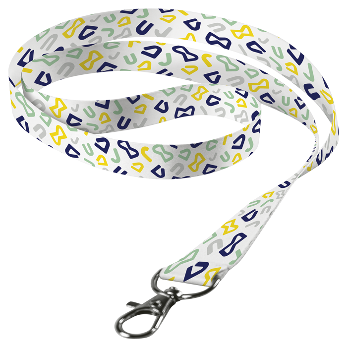 Sublimated Lanyard Double Side Sub with Lobster Ring — Various