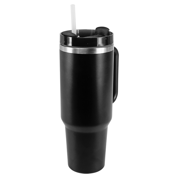 1.2L Double Walled Travel Mug with Straw alternate view