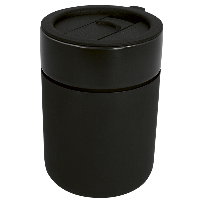 330ml Ceramic Silicone Cover Mug With Sip Slider thumbnail