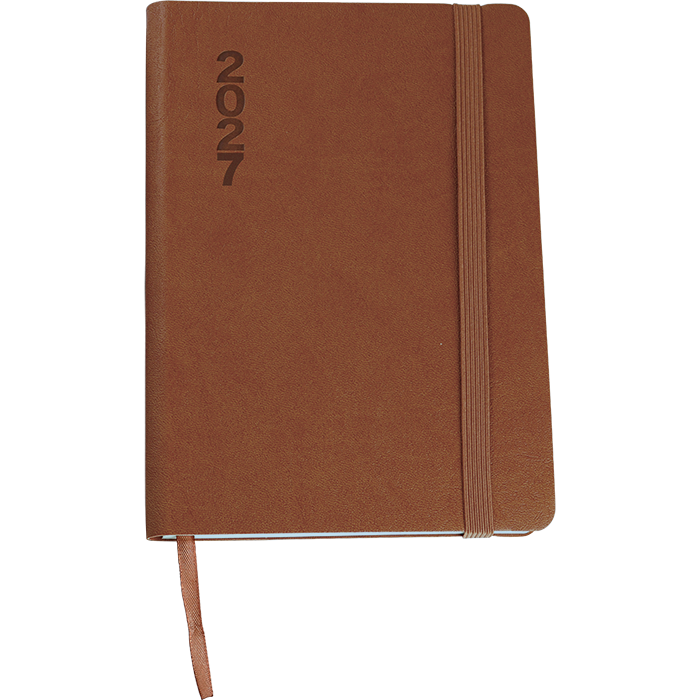 2027 Soft Touch Square A5 Diary — back view