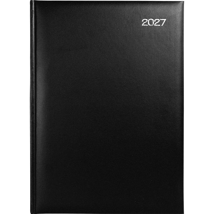 2027 A5 Padded Reg Diary — back view