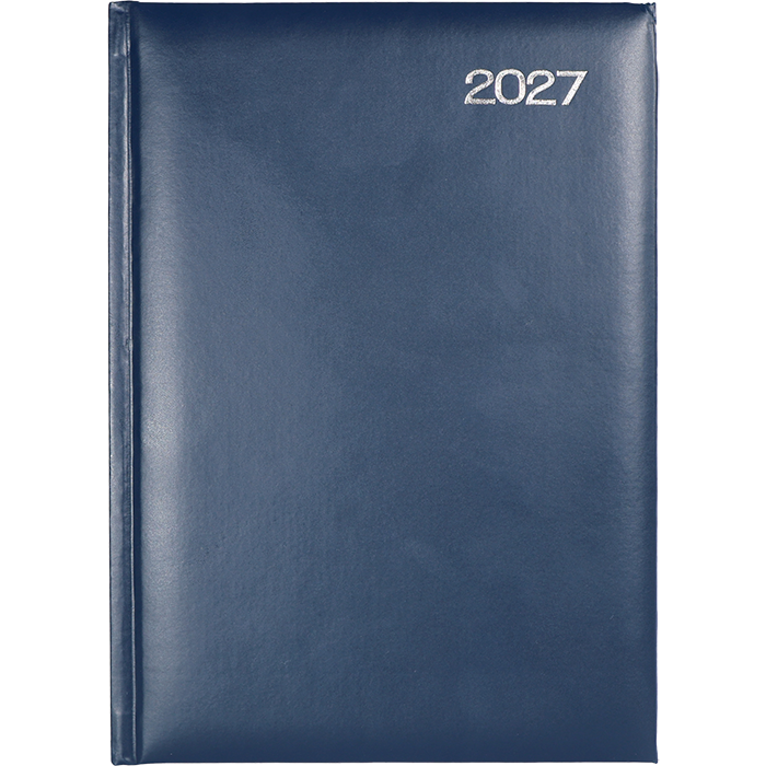 2027 A4 Padded Reg Diary — back view