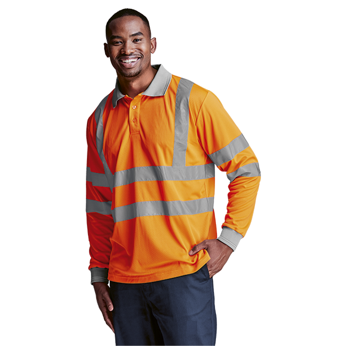 Barron Long Sleeve Reflective Golfer With Tape