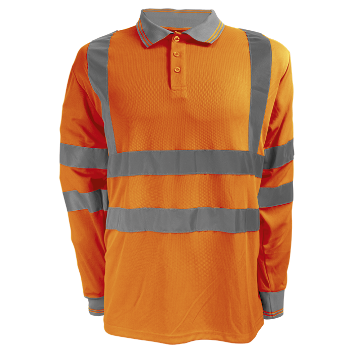 Barron Long Sleeve Reflective Golfer With Tape — back view