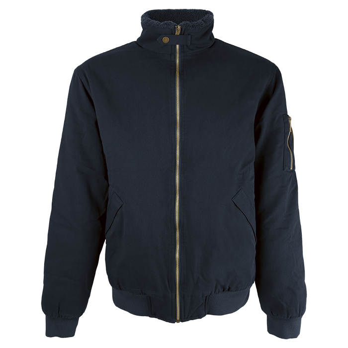 Cotton Bomber Sherpa-lined Jacket Mens alternate view