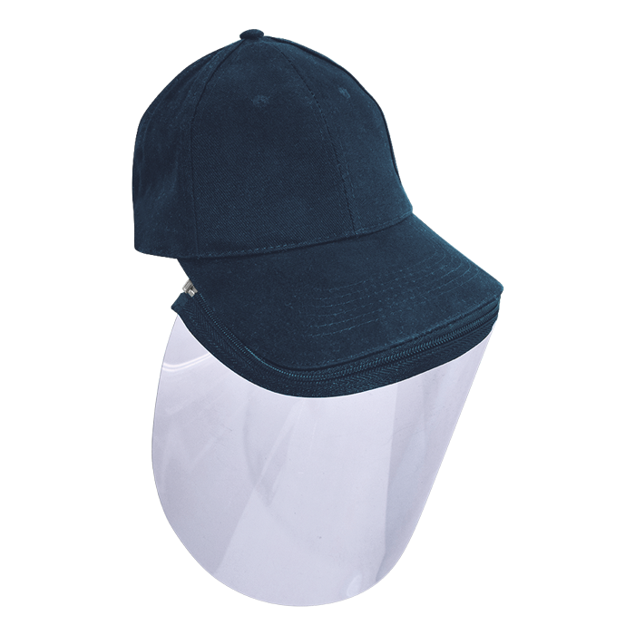 VIZIP 6 Panel Brushed Cotton Caps (Box of 10) alternate view