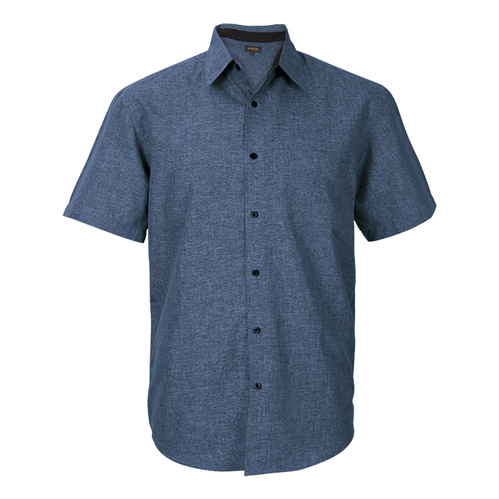 Berlin Lounge Shirt Short Sleeve Mens — back view
