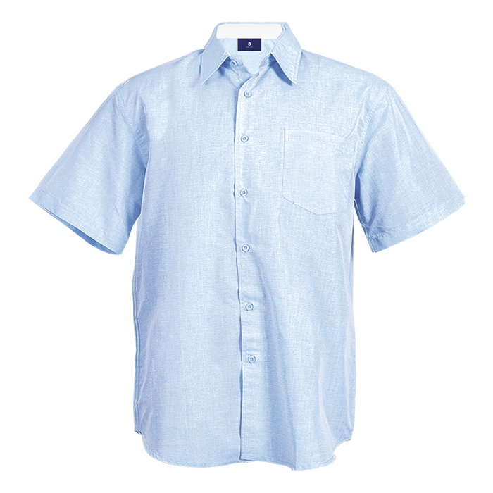 Berlin Lounge Shirt Short Sleeve Mens — back view