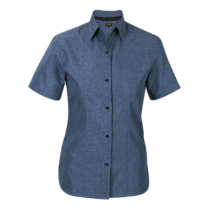 Berlin Blouse Short Sleeve Ladies — back view