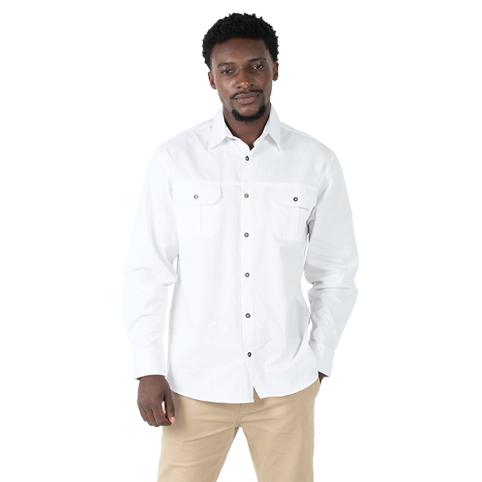 Bush Shirt Long Sleeve Mens