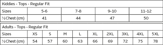 Size guide